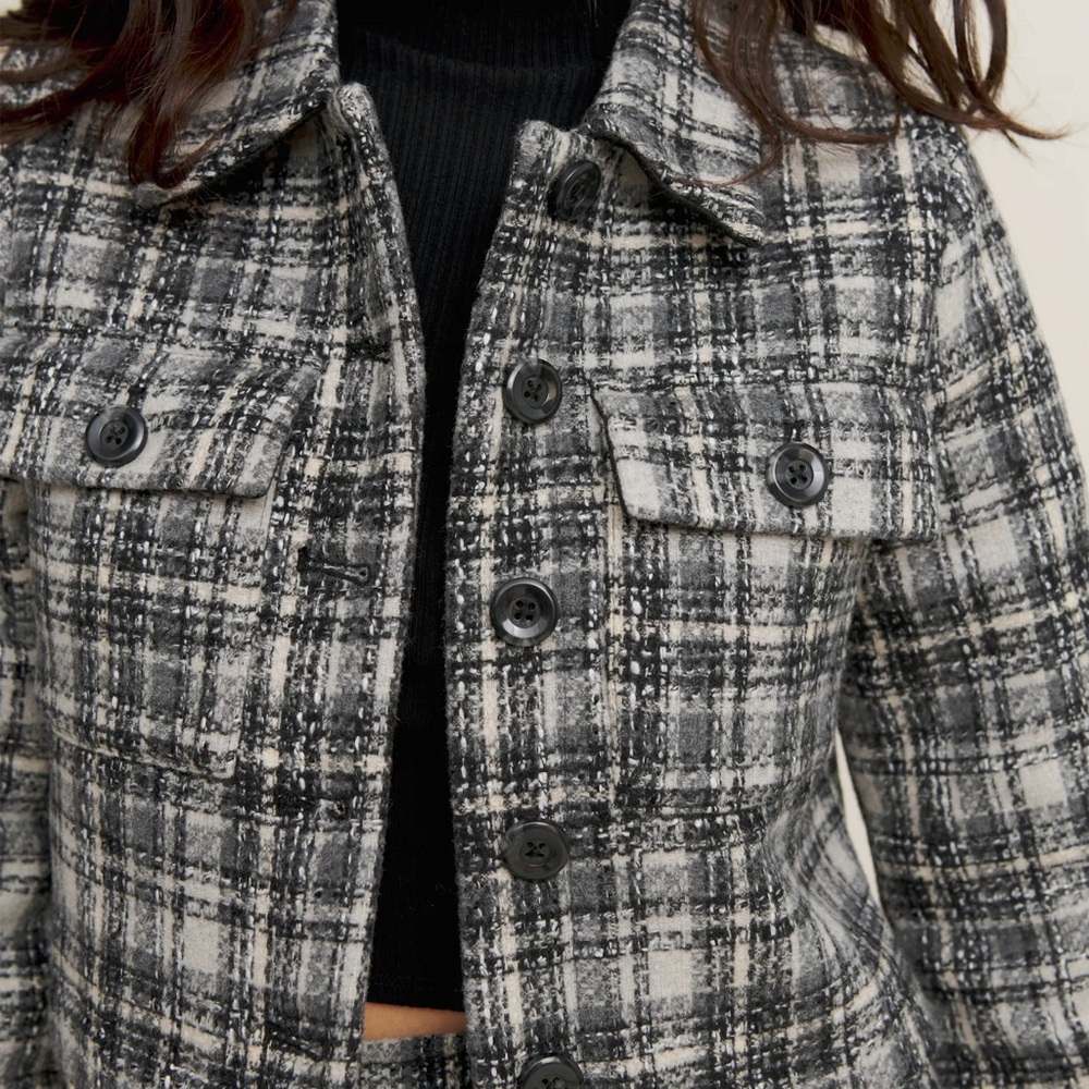 Reformation Peggy Cropped Jacket